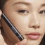 Korean woman wearing natural looking reuseable lash extensions